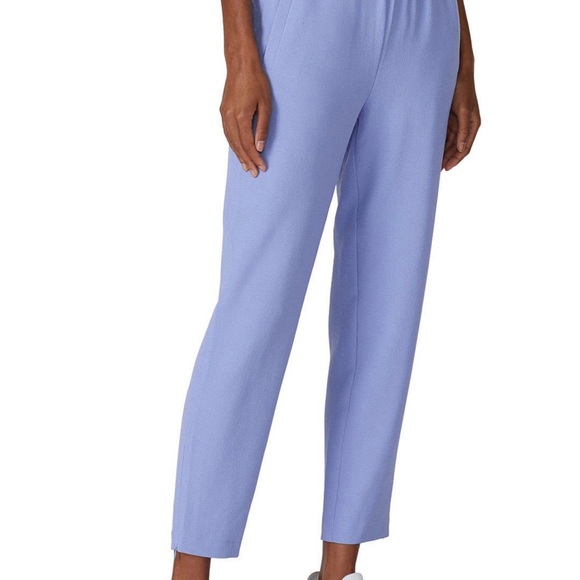 Ganni Light Blue crepe pants - Picture 3 of 5